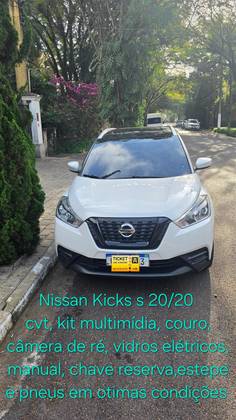 NISSAN KICKS 1.6 16V FLEXSTART S 4P XTRONIC NISSAN KICKS 1.6 16V FLEXSTART S 4P XTRONIC